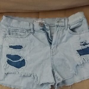 High rise Jean shorts